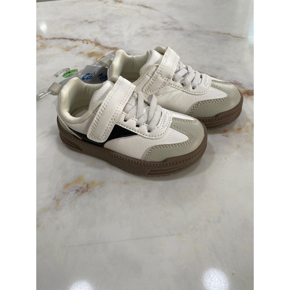 Carter's Toddler Boy sneakers. Brown, tan, Black. Size 7.